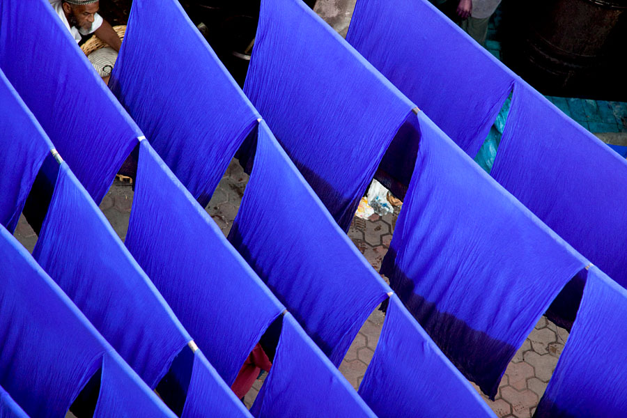  Cloths dying Marrakech   Morocco